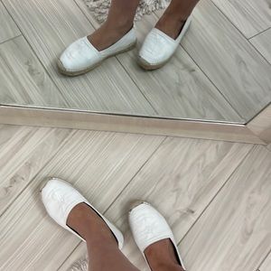 Saint Laurent Leather Espadrille